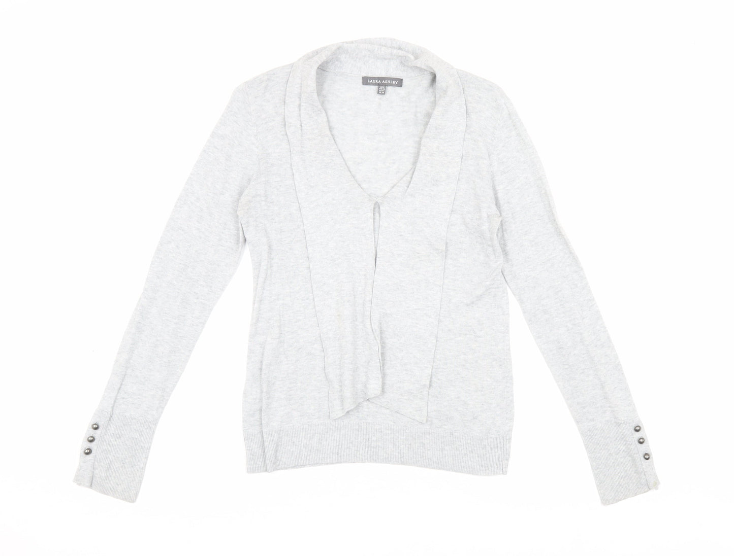 Laura Ashley Women's Grey Cardigan Size 8