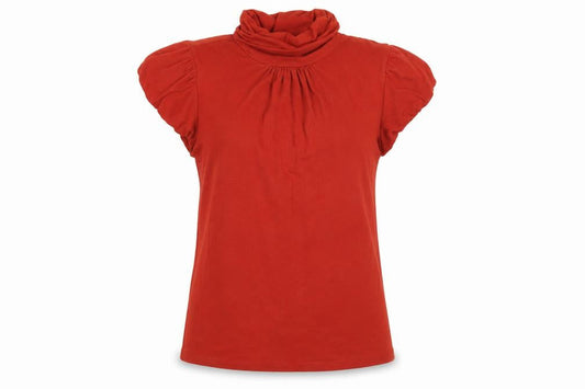 Womens UK Size M Banana Republic Red Polyester Blend T-Shirt