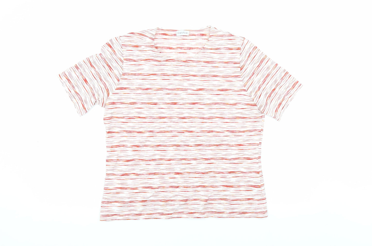 Eastex Women's Multicoloured Striped T-Shirt, Size 10