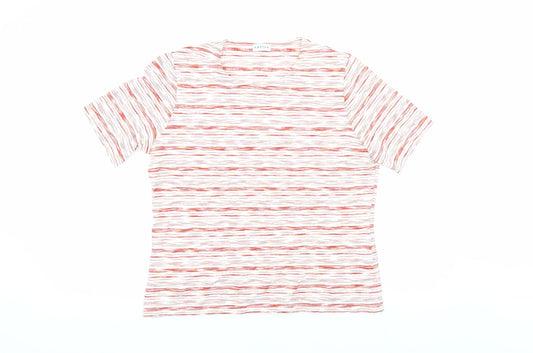 Eastex Women's Multicoloured Striped T-Shirt, Size 10