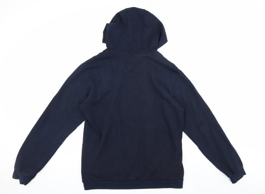 Adidas Unisex Blue Pullover Hoodie M Logo Classic