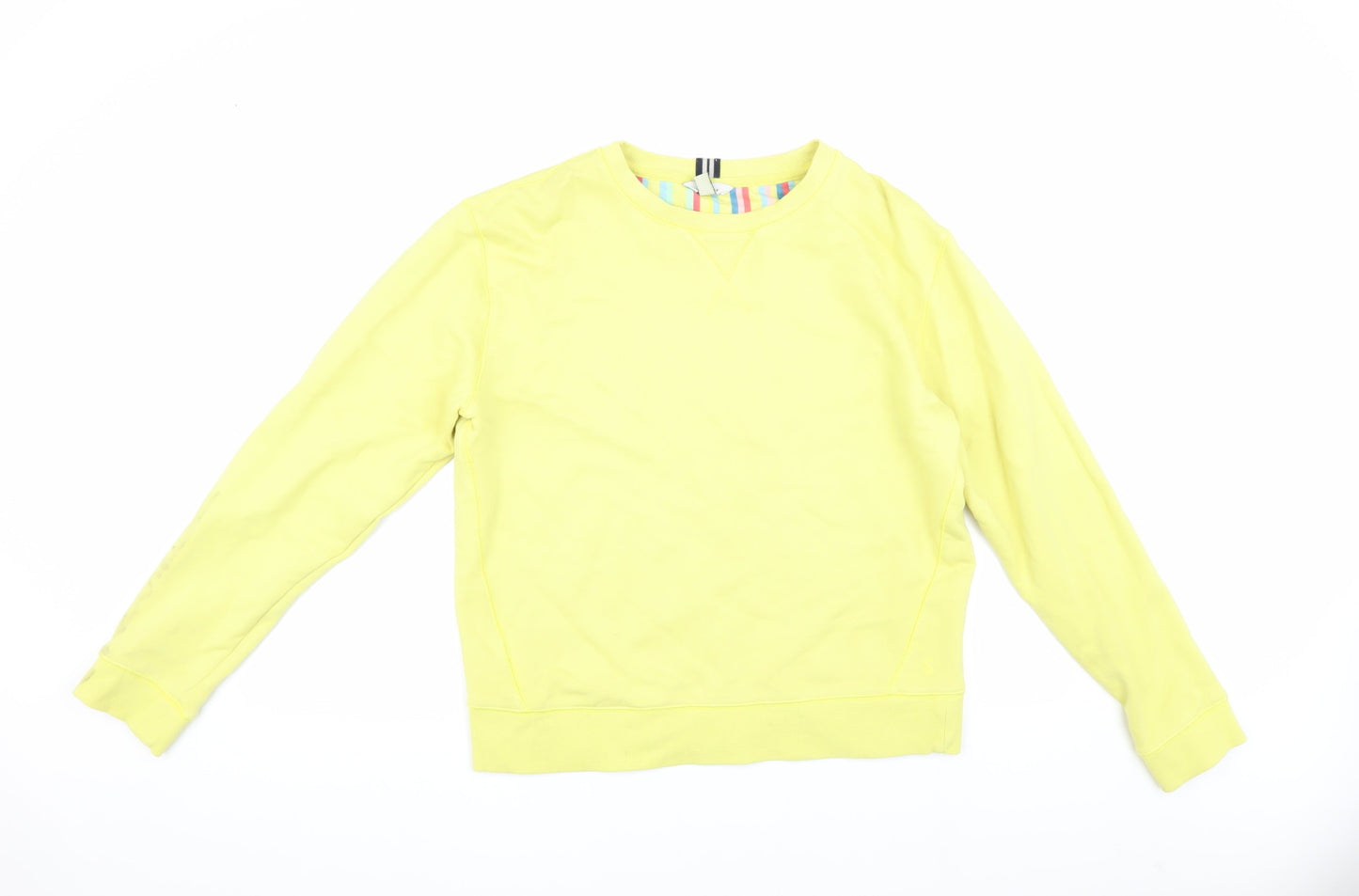 Joules Women's Yellow Pullover Sweatshirt Size 10