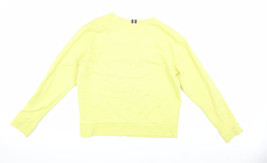 Joules Women's Yellow Pullover Sweatshirt Size 10