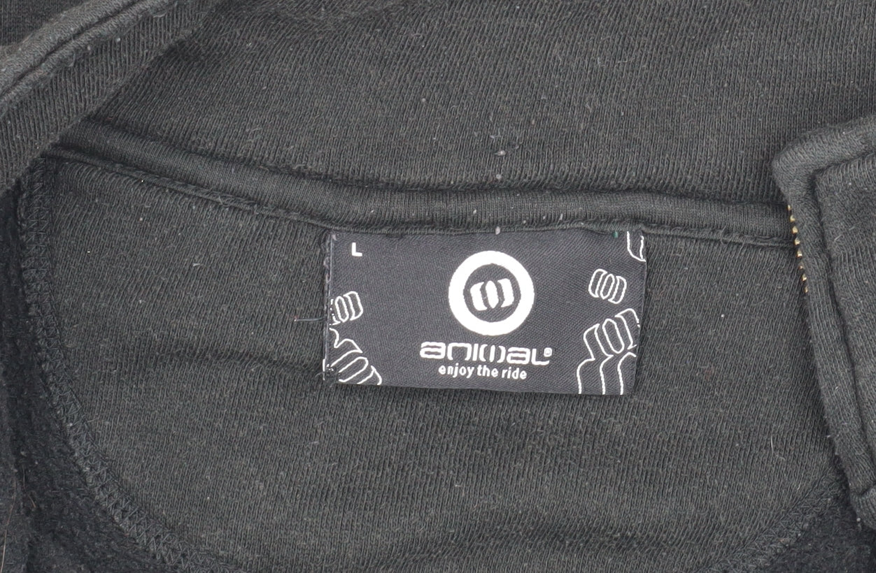 Animal Men's Black L Jacket Full Zip Regular Fit