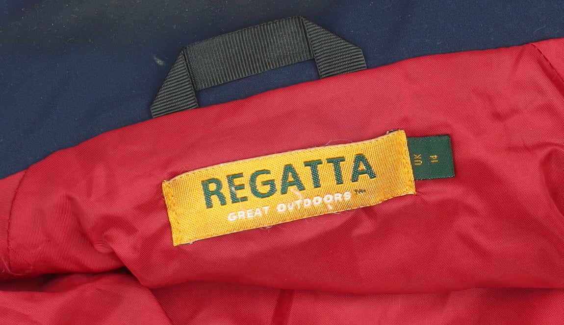 Regatta Women's Red Waterproof Rain Coat Size 14