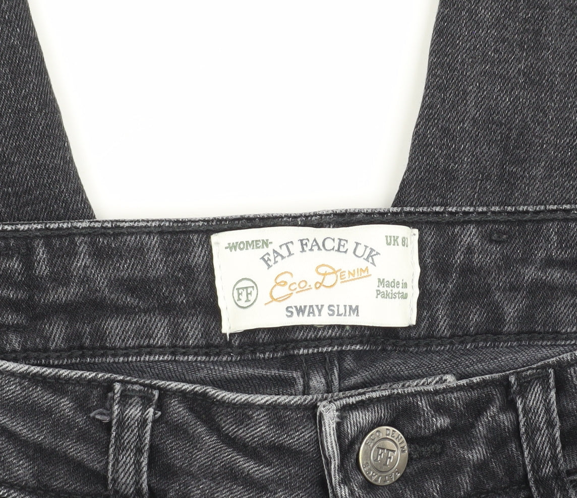 Fat Face Women's Black Skinny Jeans Size 8