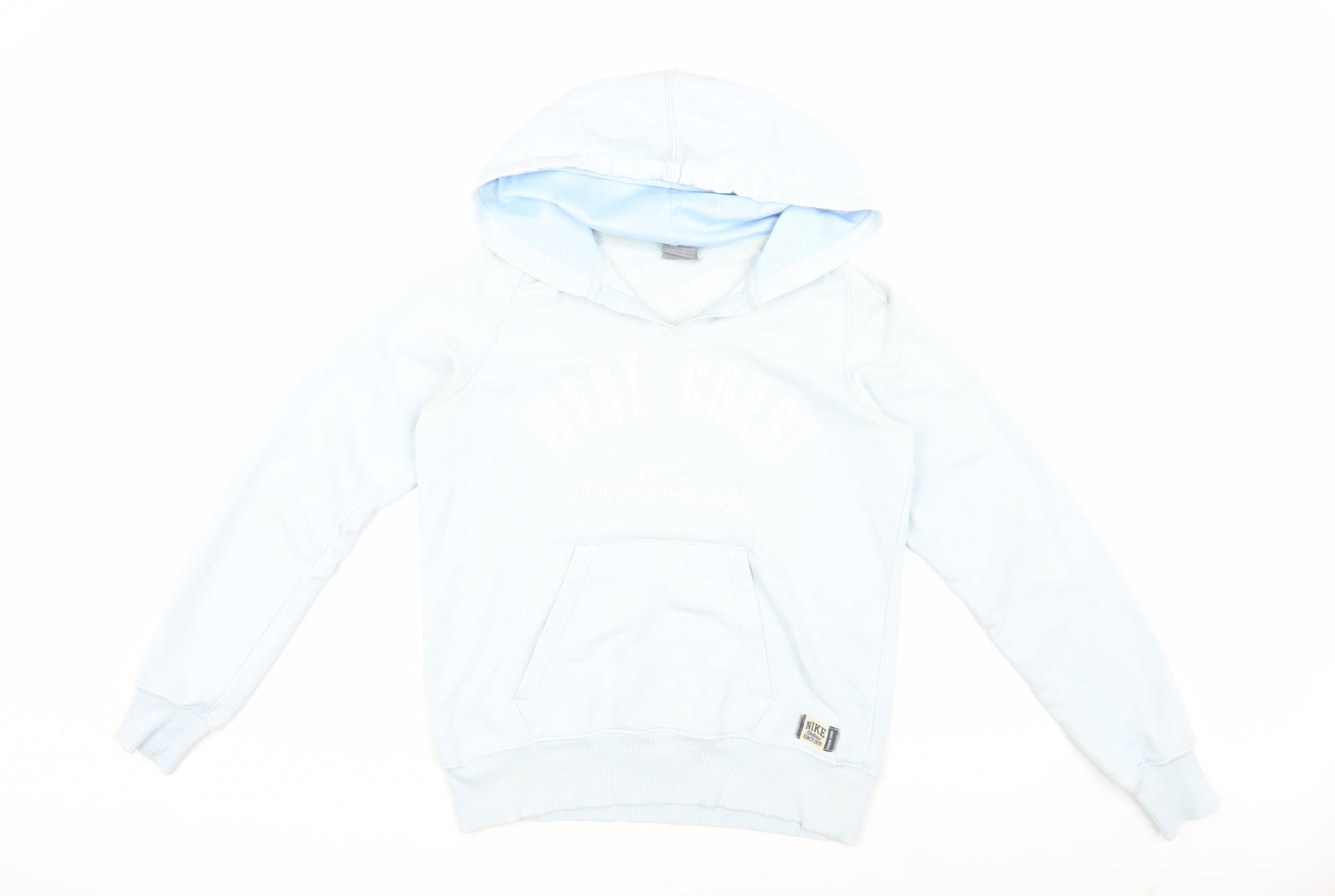 Nike Mens Blue Pullover Hoodie, M, Sports Style