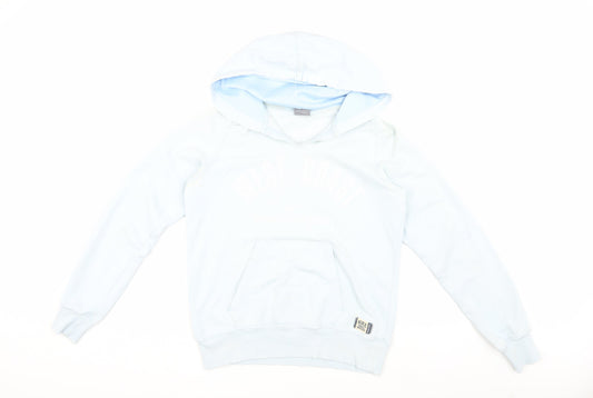 Nike Mens Blue Pullover Hoodie, M, Sports Style