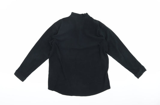 Rohan Unisex Kids Black Sweatshirt L Full Zip Moisture Wicking