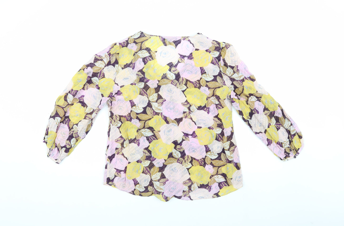 Massimo Dutti Women's Multicoloured Floral Blouse