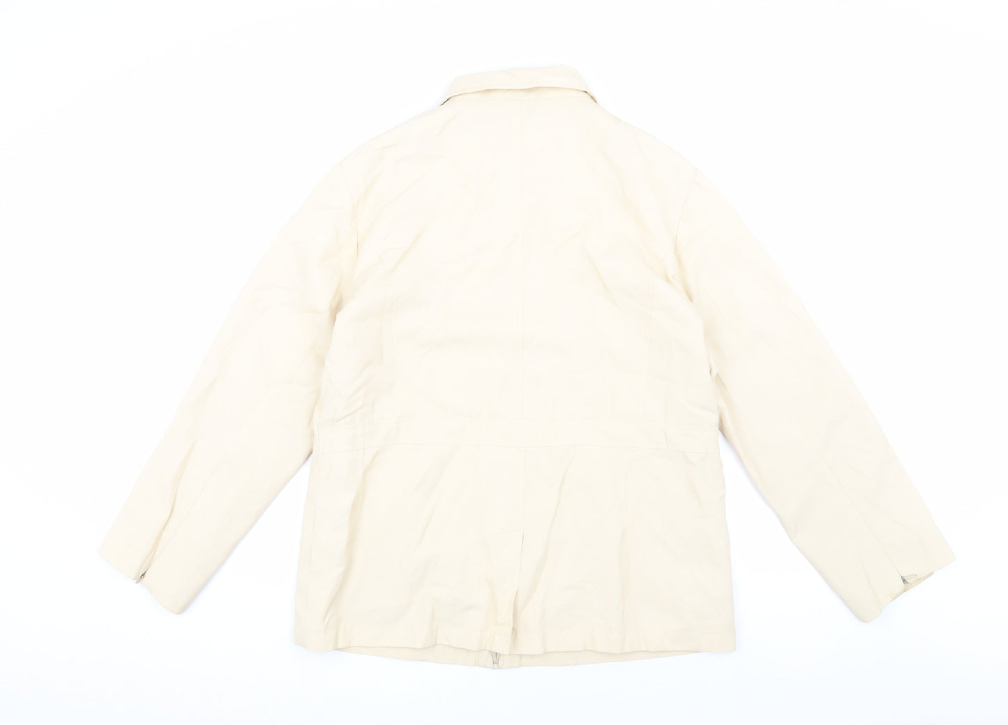 Bonmarché Women's Beige Mid-Length Jacket Size M