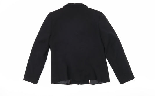 Berkertex Women's Black Wool Jacket Size 10
