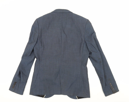 Topman Men's Blue Blazer, Size 38, Classic Style