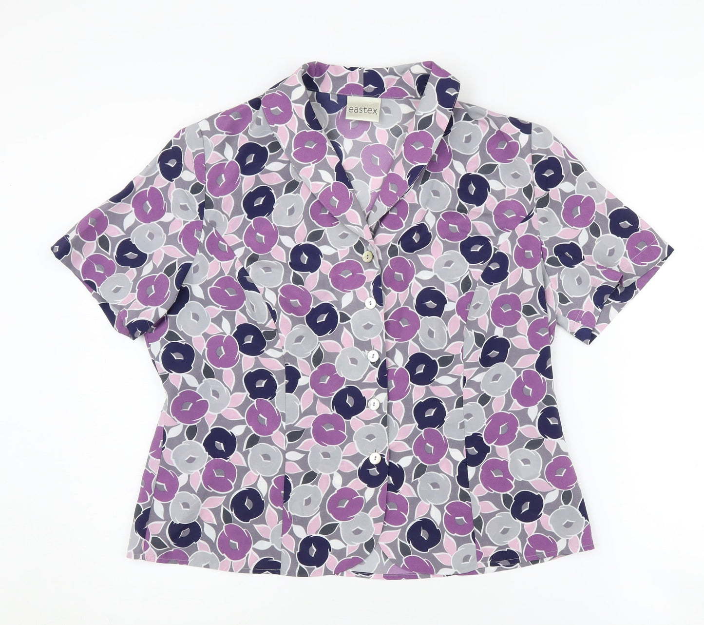 Eastex Women's Multicoloured Floral Blouse Size 12