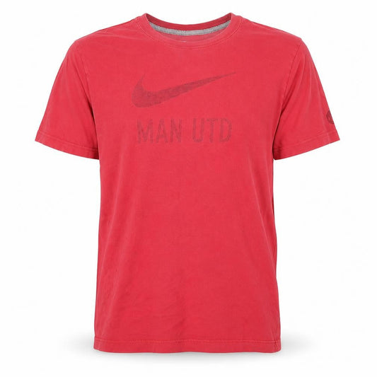 Mens UK Size L Nike Red  Cotton T-Shirt