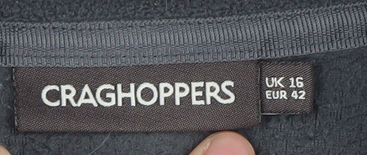 Craghoppers Women's Grey Fleece Waistcoat, Size 16