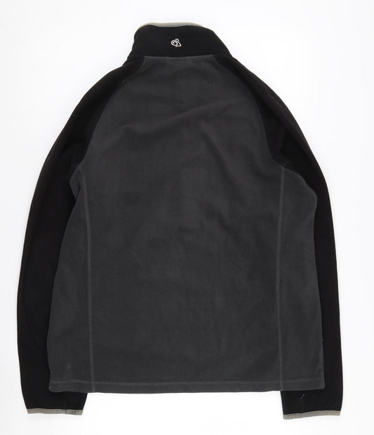 Craghoppers Men's Black Fleece 1/2 Zip Sweatshirt L