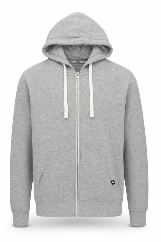 Mens UK S  JACK & JONES Grey Full Zip Hoodie