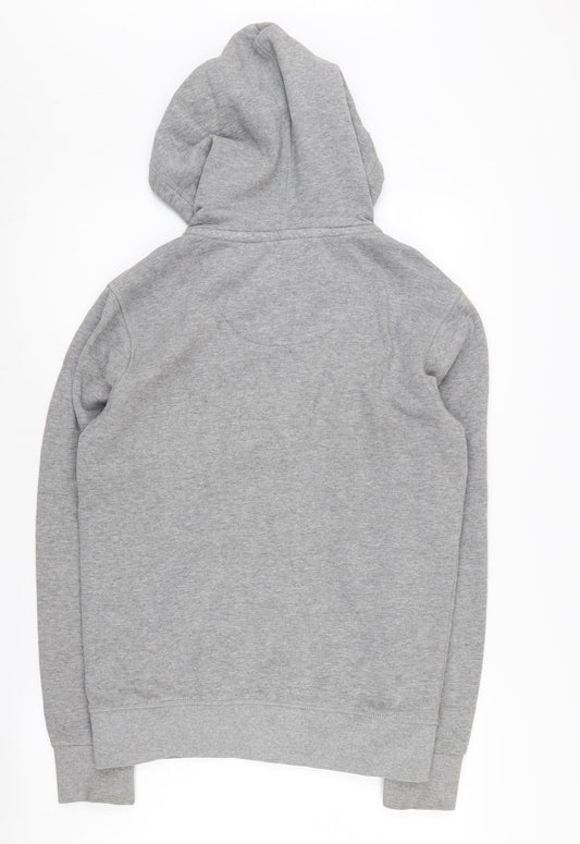 Jack & Jones Men's Grey Full Zip Hoodie S