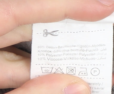 Jack & Jones Men's Grey Full Zip Hoodie S