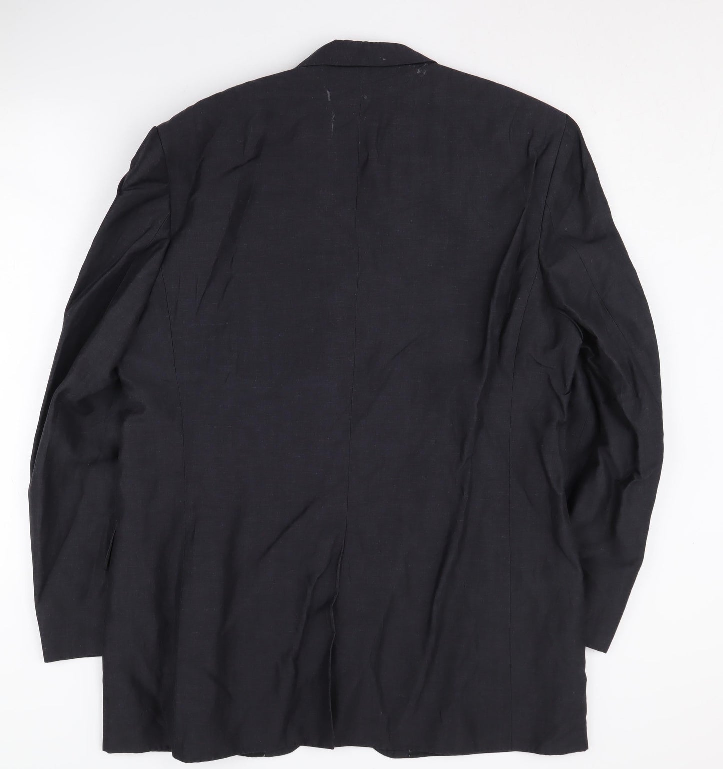Jeff Banks Men’s Blue Wool Linen Blazer 42 Regular