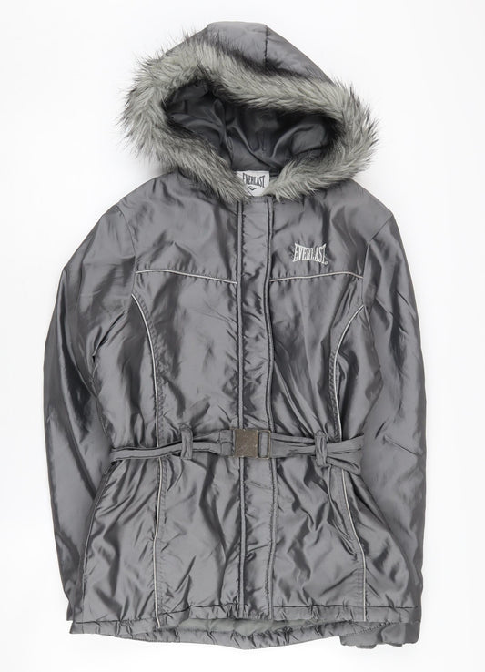Everlast Women’s Grey Parka Jacket Size 10