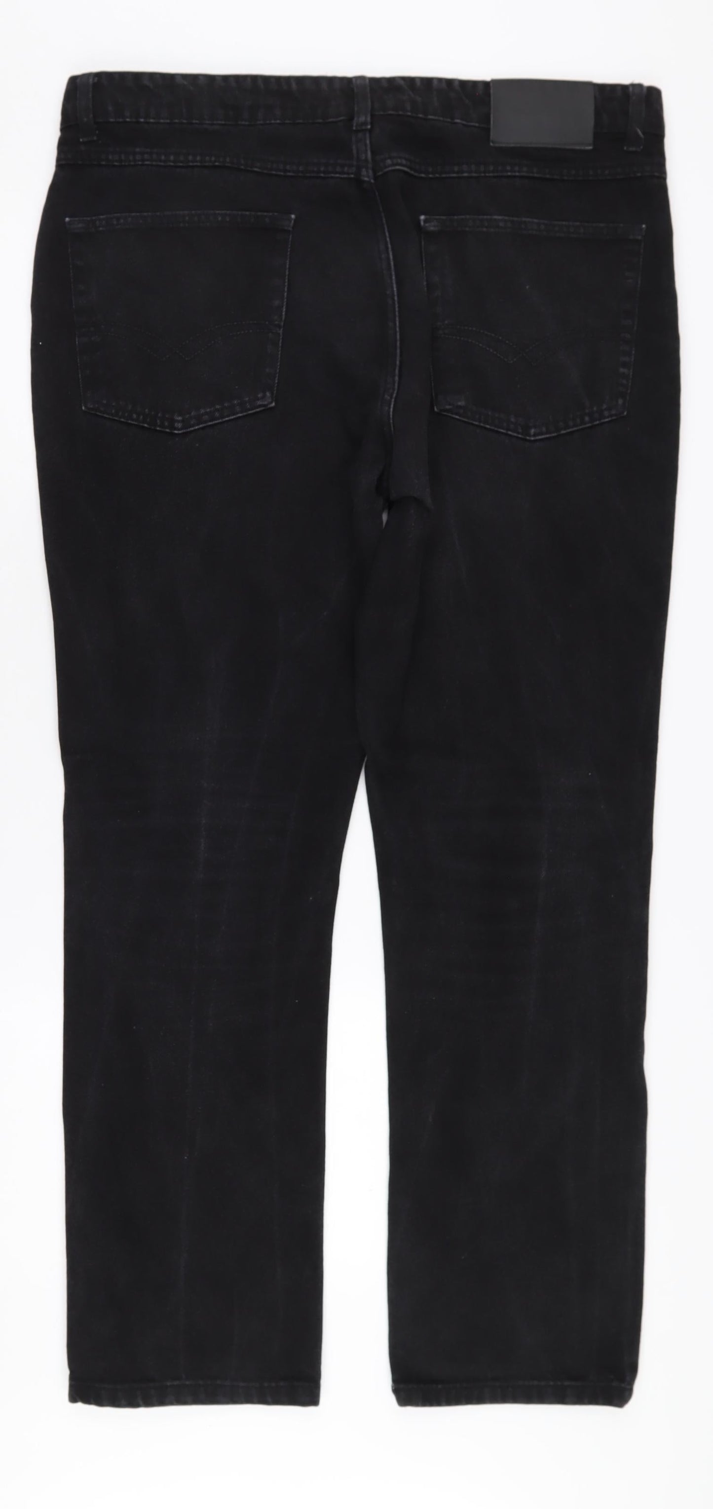 Pierre Cardin Men's Regular Fit Black Jeans 38W