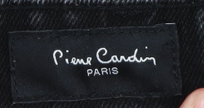 Pierre Cardin Men's Regular Fit Black Jeans 38W