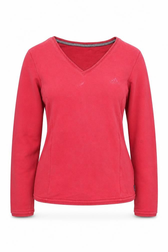 Womens UK 12 Regular adidas Red  Sweatshirt