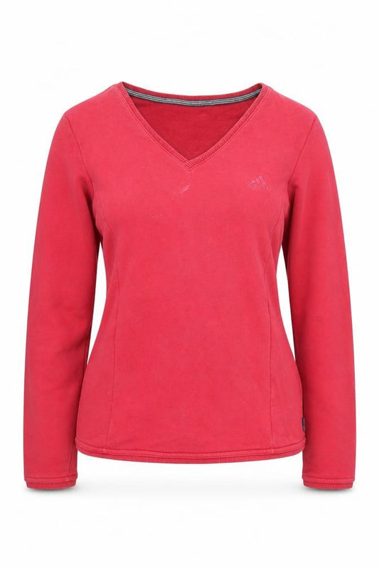 Womens UK 12 Regular adidas Red  Sweatshirt