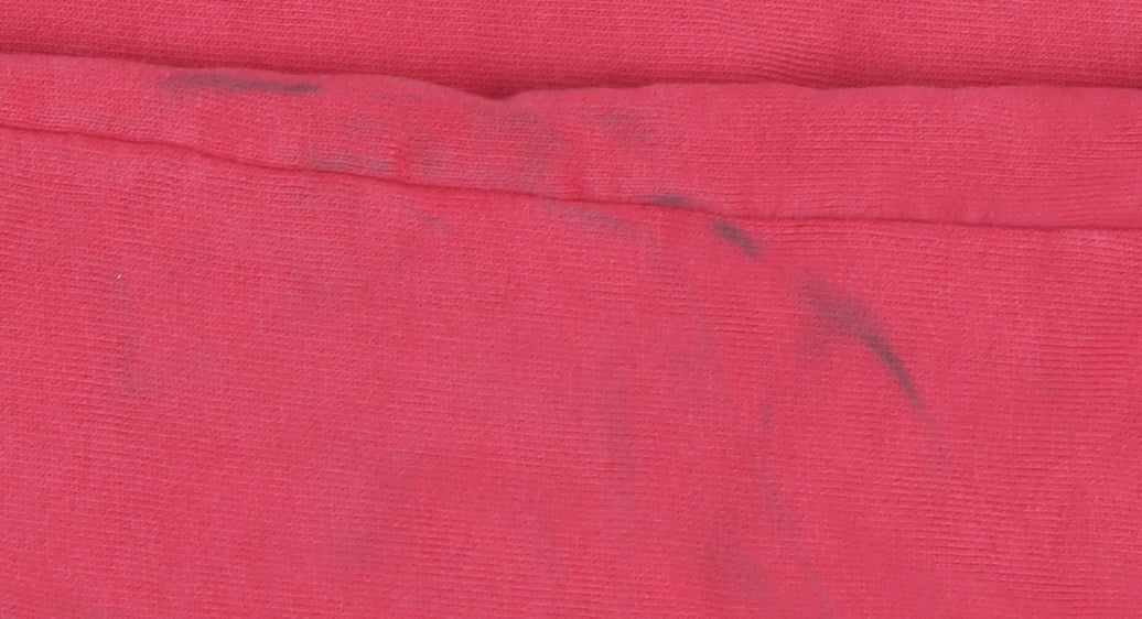 Adidas Women's Red Sweatshirt Size 12, V-Neck Casual
