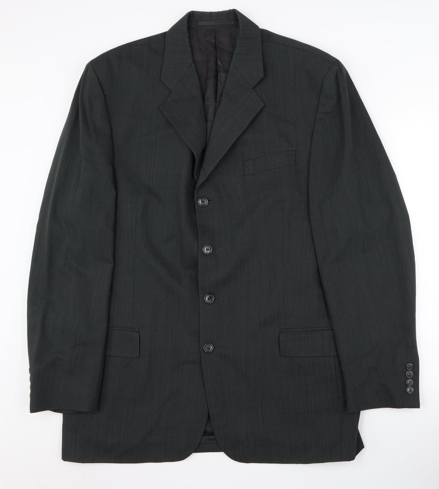 Daniel Hechter Men's Black Blazer, 42L, Formal Jacket