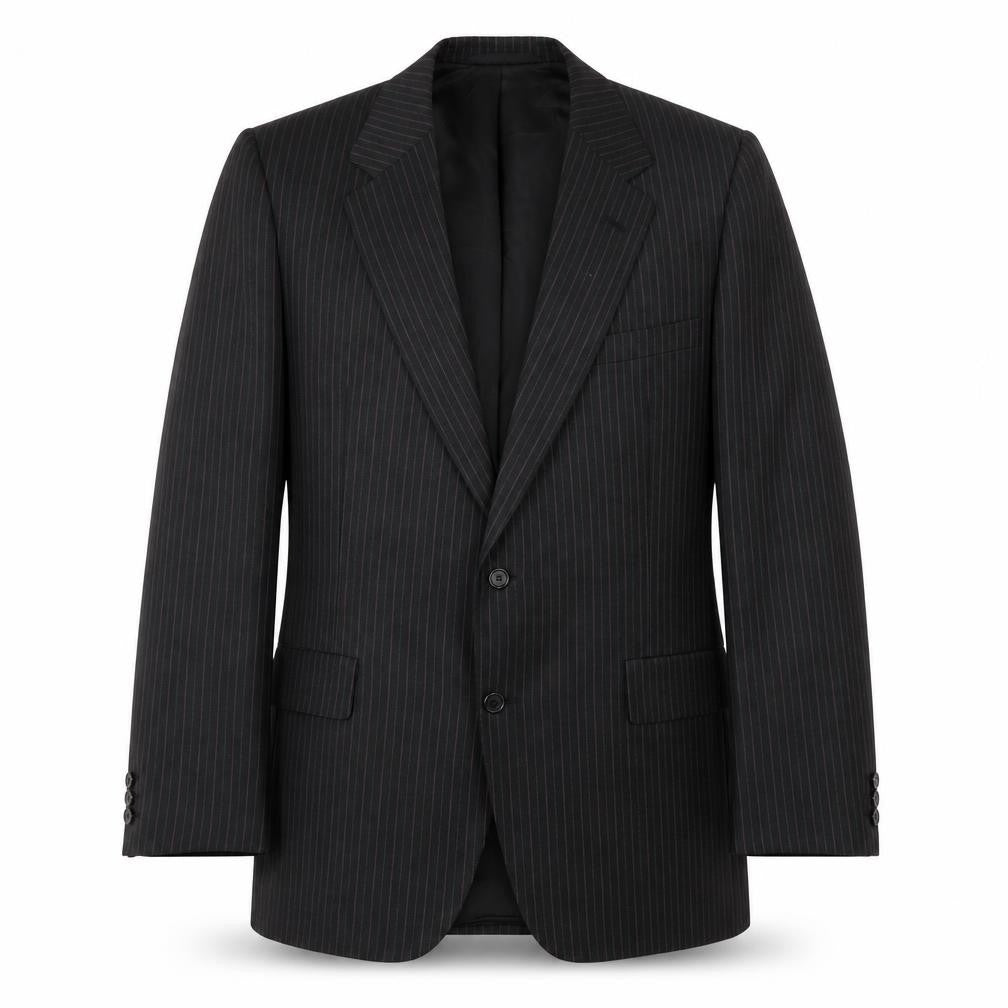 Mens 42 Chest Regular Austin Reed Black Two-Button Suit Jacket