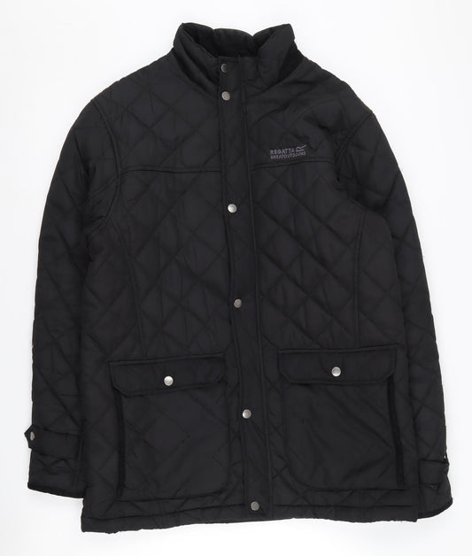 Regatta Men's Black Quilted Jacket M Casual Mid-Length