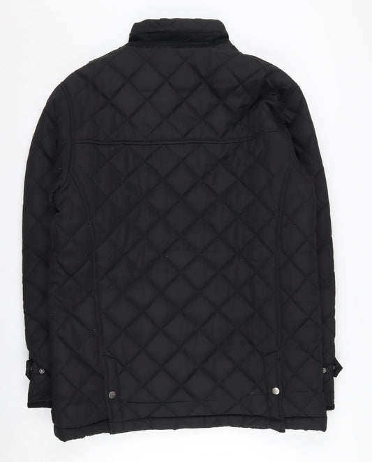 Regatta Men's Black Quilted Jacket M Casual Mid-Length