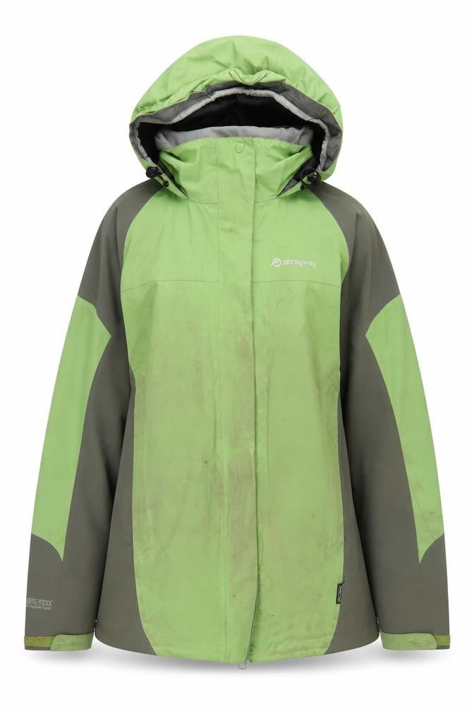 Womens UK Size 12 Regular Sprayway Green Polyester Jacket