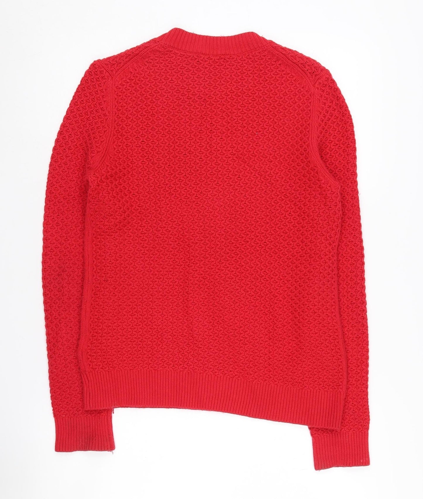 Hobbs Women's Red Crew Neck Pullover Jumper S