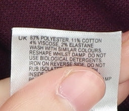 White Stuff Women's Purple A-Line Skirt Size 12