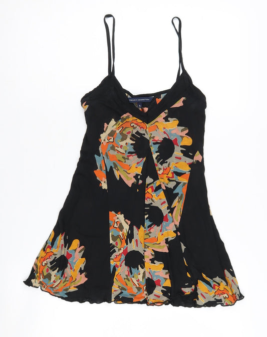 French Connection Women's Black Floral Camisole, Size S