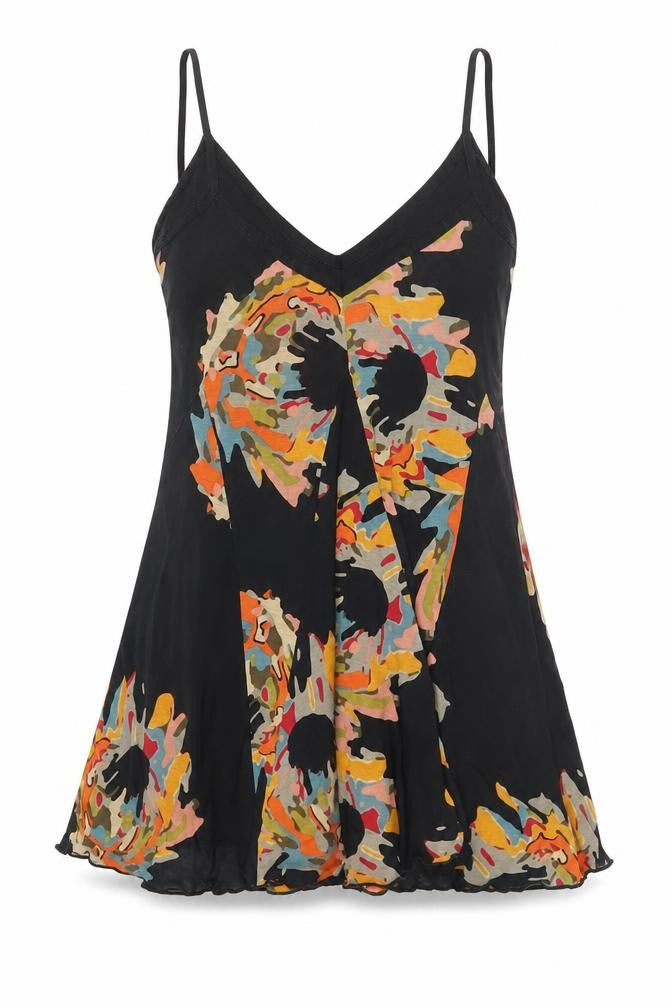 Womens UK Size S French Connection Multicoloured Lyocell Camisole