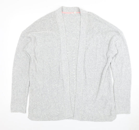 White Stuff Women's Grey Cardigan, Size 16, Knit Jumper