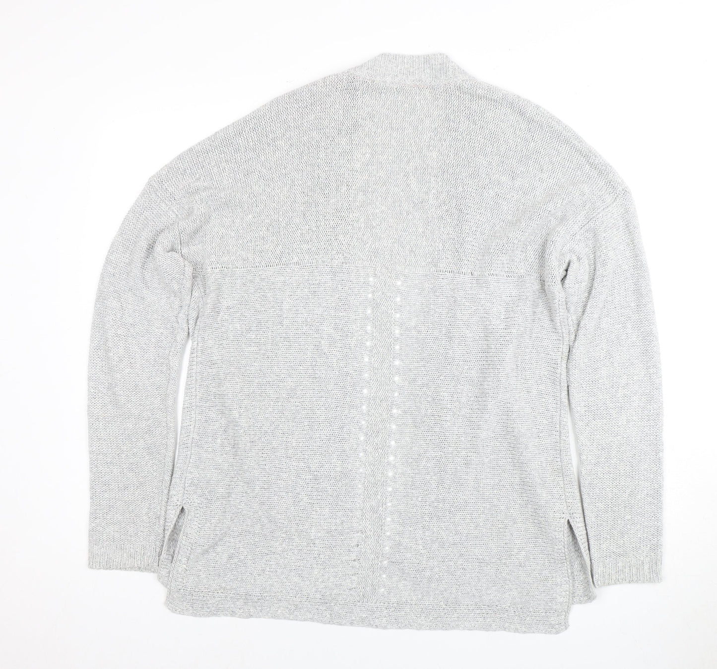 White Stuff Women's Grey Cardigan, Size 16, Knit Jumper