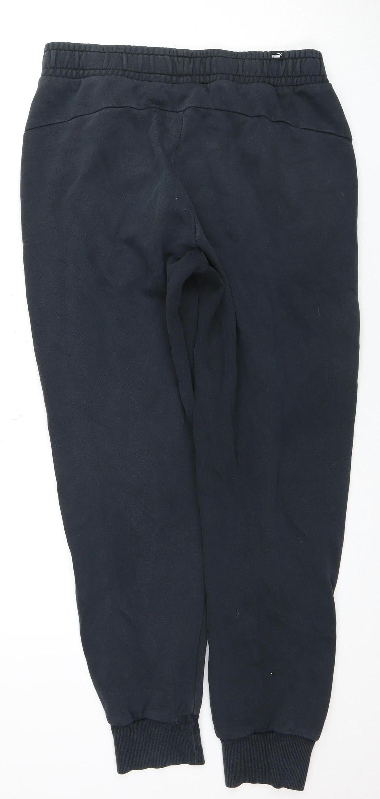 Puma Men's Black Jogger Trousers - M, Regular Fit