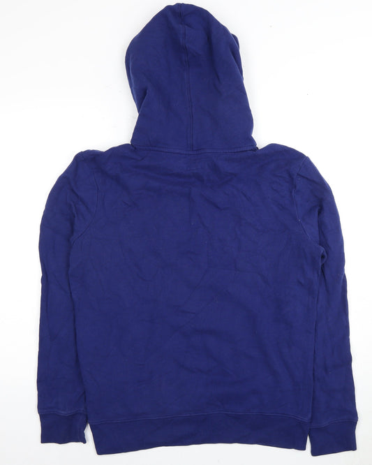Aeropostale Men's Blue Hoodie M Pullover Logo