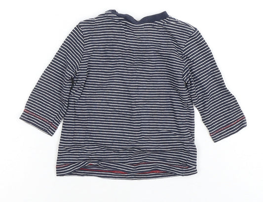Next Boys Blue Striped Fire Engine Top, 3-6 Months