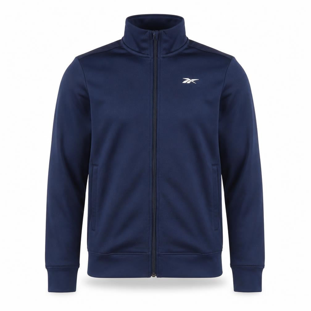 Mens UK S Regular Reebok Blue Full Zip Sweatshirt