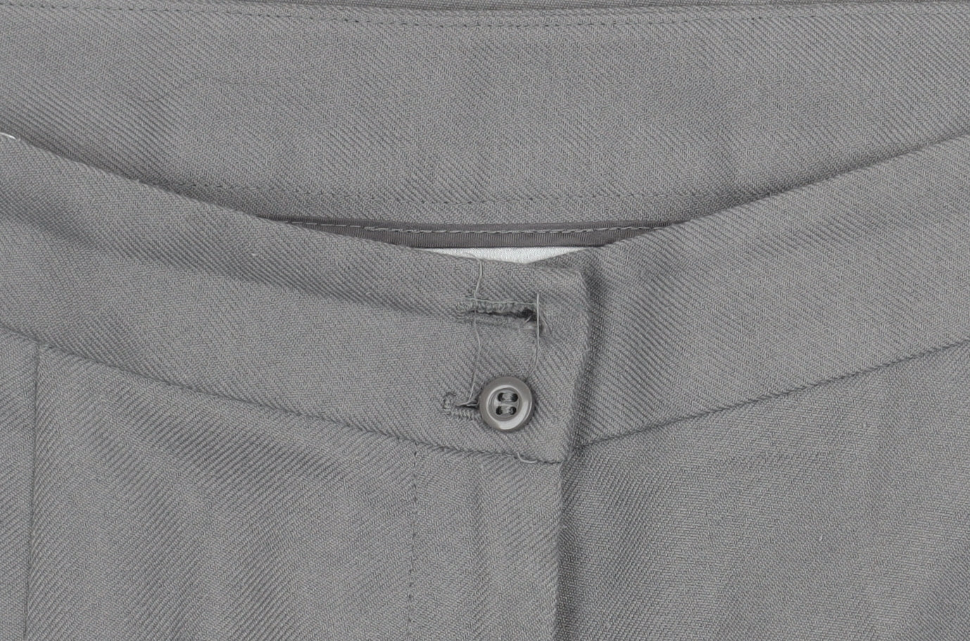 Isle Grey Women's Straight Leg Trousers Size 14