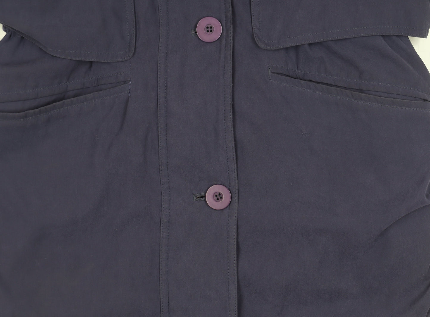 Dannimac Women's Purple Parka Jacket, Size 10, Hooded, Autumn/Winter