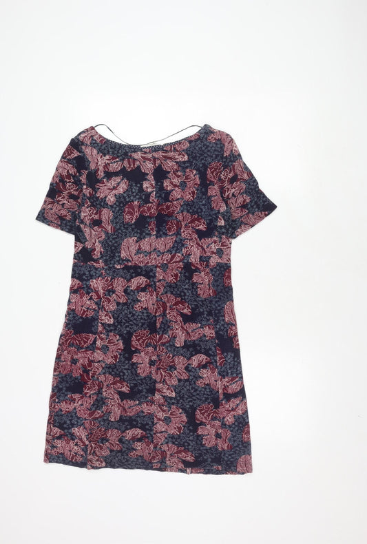 White Stuff Women's Multicoloured Shift Dress, Size 10