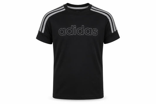 Adidas Boys Black T-Shirt 9-10 Years Gym Jersey Top